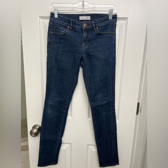 LOFT mid-rise skinny ankle jeans size 25 - Picture 1 of 3